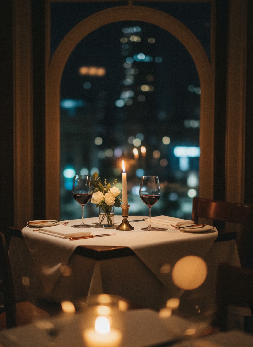 The intimate candlelit table a regular always comes back to